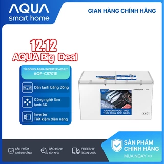 Tủ đông Aqua Inverter 425 lít AQF-C5701E - Hàng chính hãng
