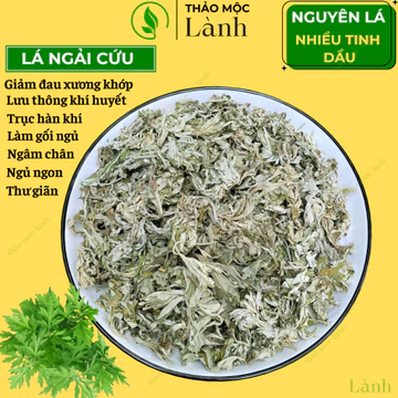 Lá ngải cứu khô nguyên lá không có cành làm gối ngải cứu xông hơi ngải cứu ngâm chân spa NC Thảo dược Anam