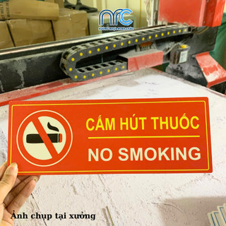 Biển nội quy PCCC, biển tiêu lệnh chữa cháy, bảng cấm lửa, cấm hút thuốc cho công ty, cửa hàng - Tặng kep dán 2 mặt