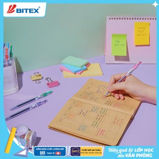[MỚI VỀ] Bút Gel BITEX G11 Color Joy – 8 Màu Mực Tươi Sáng, Viết Êm, Ngòi 0.5mm, Bút Bấm Tiện Lợi