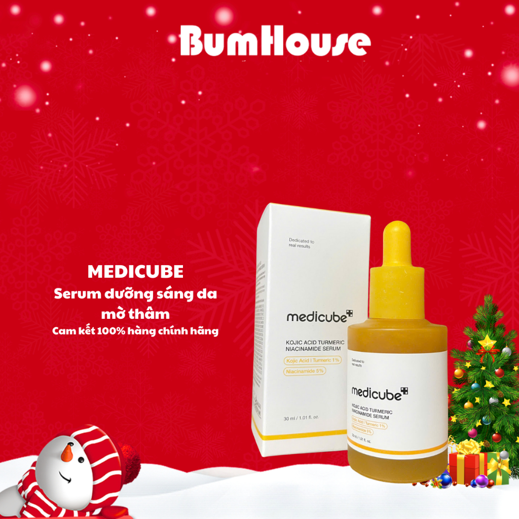 Serum Viên Nang Sáng Da, Mờ Thâm Medicube Kojic Acid Turmeric Niacinamide Serum 30ml