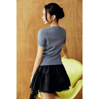 [Best Seller] Áo Nữ Fine Sparkle Knit, Chất Vải Len Dệt Kim Thoải Mái,WKI060 SOME HOW STORE