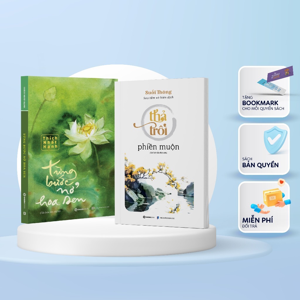 Combo Sách - Từng Bước Nở Hoa Sen + Thả Trôi Phiền Muộn