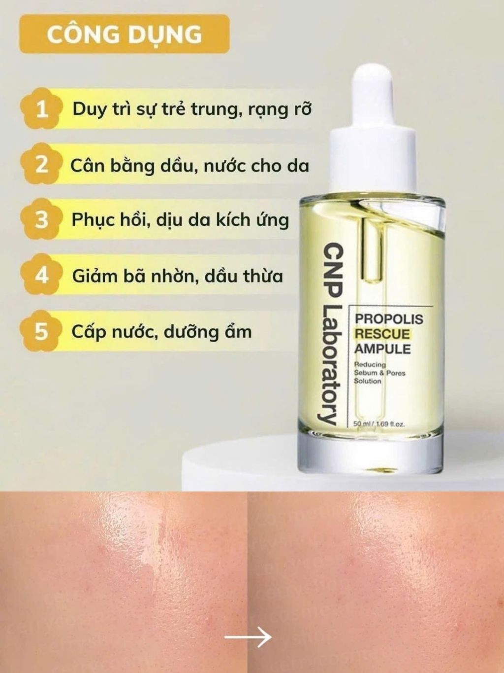 10 Gói Tinh chất keo ong CNP Laboratory Propolis Rescue Ampule Dành Cho ...