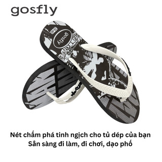 Dép Tông Nam Hoạ Tiết B^T.M Size 38-43  Dép Kẹp Xỏ Ngón Nam Đế Cao Su Nguyên Khối Bền Chắc, Đi Biển Đi Phố