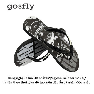 Dép Tông Nam Hoạ Tiết B^T.M Size 38-43  Dép Kẹp Xỏ Ngón Nam Đế Cao Su Nguyên Khối Bền Chắc, Đi Biển Đi Phố