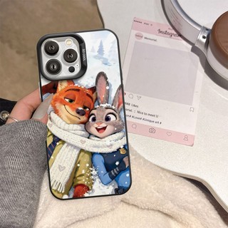 Ốp Lưng iPhone Cặp Đôi Cáo Thỏ IMD Cứng Nhám Chống Sốc, Bảo Vệ Camera- iP 7/8/X/XS/11/12/13/14/15/16/17/Plus/Pro/Max/Air