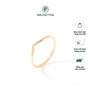 Nhẫn Nữ KIM PHÚ THÁI Vàng 10K Thiết Kế Dáng V – NV5