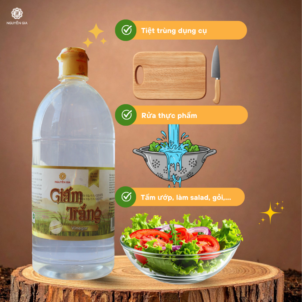 GIẤM TRẮNG TINH KHIẾT 1 LÍT