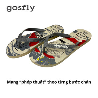 Dép Tông Nam Hoạ Tiết HA_P0_ Dép Lào Nam Size 38-43, Kẹp Xỏ Ngón Đế Cao Su Nguyên Khối Bền Chắc
