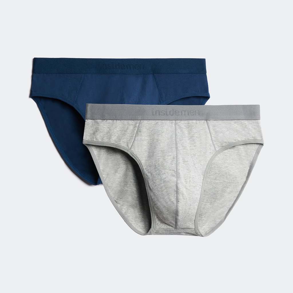 Quần lót nam tam giác INSIDEMEN brief cao cấp thiết kế đường may tinh tế ôm gọn chất liệu Cotton co giãn IBF015