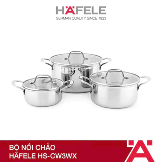 [KOL] Bộ nồi 3 món Hafele HS-CW3WX 535.44.159