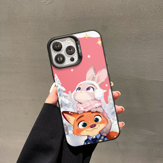 Ốp Lưng iPhone Cặp Đôi Cáo Thỏ IMD Cứng Nhám Chống Sốc, Bảo Vệ Camera- iP 7/8/X/XS/11/12/13/14/15/16/17/Plus/Pro/Max/Air