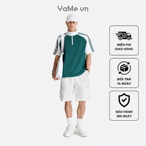 Quần Đùi Túi Hộp Nam Vải Mịn Sorona® EasyCare™ Giặt Ít Nhăn The No Style 091 Dáng Rộng Rãi F4 23567 |YaMe|