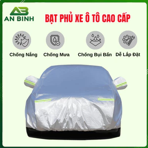 Bạt Phủ Xe Ô Tô 3 Lớp Cao Cấp Chống Xước Chống Nắng, Chống Cháy Cho Ô Tô, Bạt Phủ Toàn Xe Ô Tô - An Bình Auto