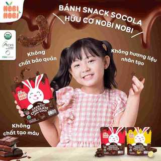 Bánh Snack Socola Hữu Cơ Cho Bé Nobi Nobi 20g – Giòn Tan, Bổ Dưỡng, Ngon Lành – Natural Market
