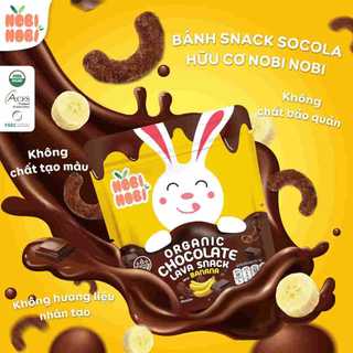 Bánh Snack Socola Hữu Cơ Cho Bé Nobi Nobi 20g – Giòn Tan, Bổ Dưỡng, Ngon Lành – Natural Market