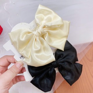Kẹp tóc nơ nữ tính kẹp tóc nơ lụa xinh xắn đáng yêu Chồi accessories phong cách thời trang - Y005