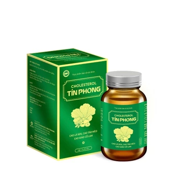 Viên uống Cholesterol Tín Phong giảm cholesterol máu Lọ 30 viên