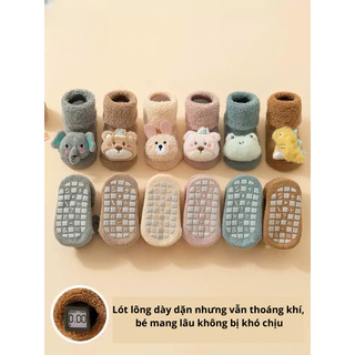 Tất vớ hình thú in nổi đáng yêu chống trơn trượt cho bé tới 5 tuổi