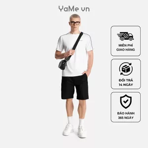 Quần Đùi Kaki Nam Ống Suông DurableTex™ Đứng Dáng The No Style 198 Dáng Vừa Vặn F3 24152 |YaMe|