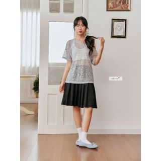 𝐘𝐮𝐫𝐢 𝐒𝐤𝐢𝐫𝐭 - Chân váy caro nữ dáng lửng nhiennhienvintage NCV00017