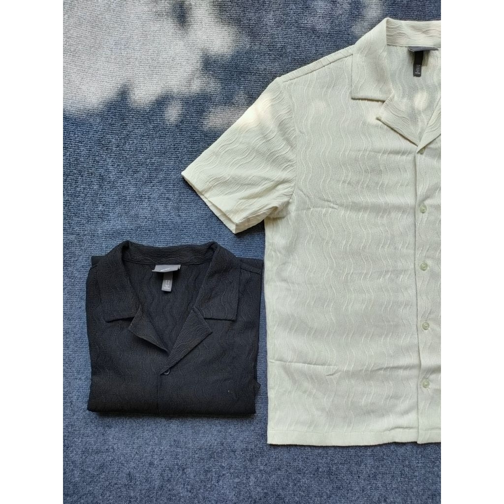 (Sale) Áo sơmi nam suông rộng thun lượn sóng Hát Mờ* bigsize - dư xịn.