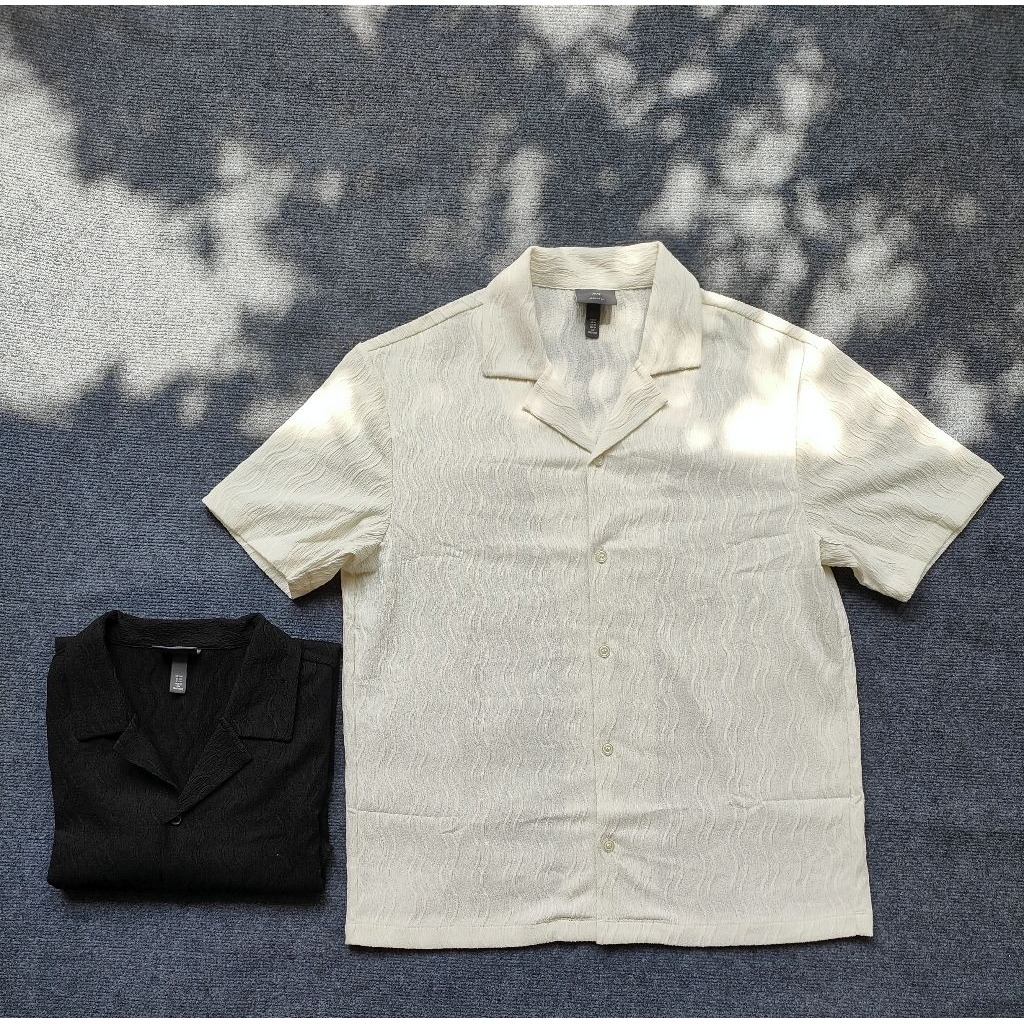 (Sale) Áo sơmi nam suông rộng thun lượn sóng Hát Mờ* bigsize - dư xịn.