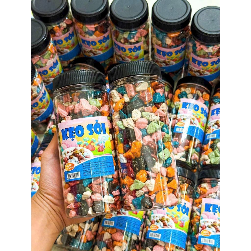 Kẹo đá sỏi, sỏi đá socola, choco rock hũ 450g hàng loại ngon | Shopee ...