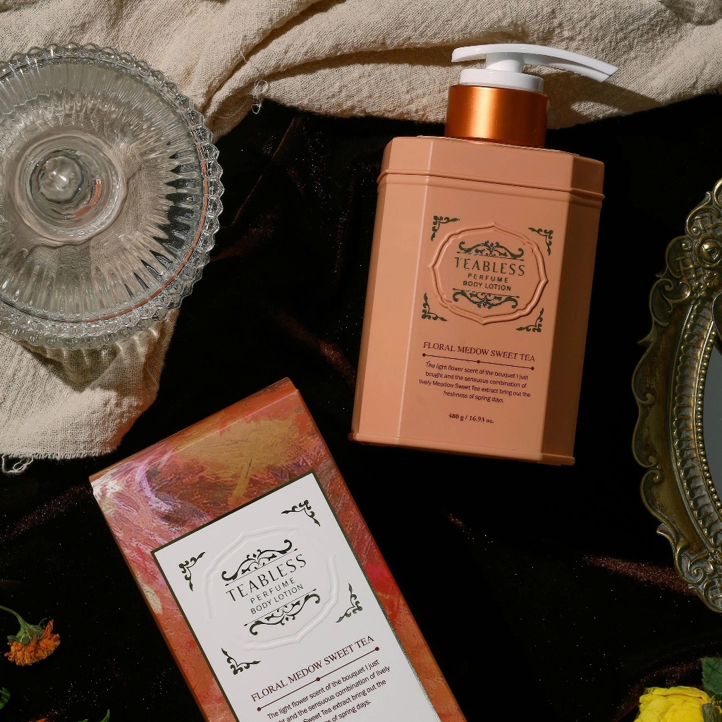H87_Sữa dưỡng thể hương cỏ ngọt Meadow Sweet Tea Teabless Floral Meadow Sweet Tea Perfume Body Lotion 480g giá tốt