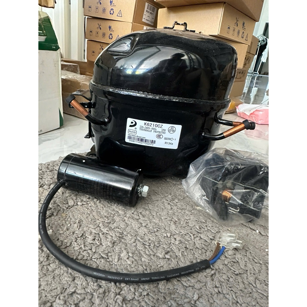 BLOCK MÁY NÉN TỦ MÁT ALASKA mã NE6210CZ Gas R134a Chạy Tủ 1200L Công ...