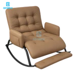 Ghế bập bênh đôi, ghế thư giãn cao cấp nhiều phiên bản, màu sắc chân Oval Nội thất 5C da PU chịu tải tốt — ảnh 1