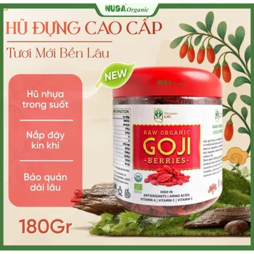 Hắc kỷ tử và kỷ tử đỏ hữu cơ (Raw Organic Goji Berry & Wild Black Goji Berries) - Organic Life