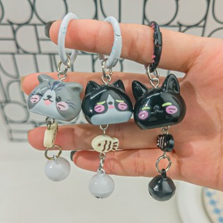 Móc Khóa Dễ Thương Hình Mèo Lục Lạc - Phụ Kiện Trang Trí Balo và Túi Xách Xinh Xắn - Quà Tặng