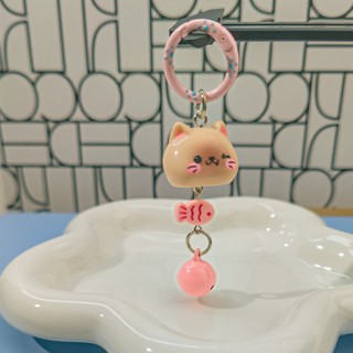 Móc Khóa Dễ Thương Hình Mèo Lục Lạc - Phụ Kiện Trang Trí Balo và Túi Xách Xinh Xắn - Quà Tặng
