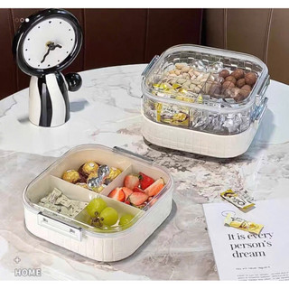🧧 Khay Đựng Mứt Tết Nắp Nơ ( Sẵn 1 Tầng Và 2 Tầng ) mẫu mới 2026 siêu đẹp