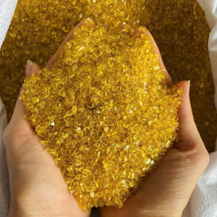 Đá Thạch Anh Vàng - Đá Citrine thu hút tài lộc, may mắn, đá phong thủy, đá năng lượng, có xử lí màu
