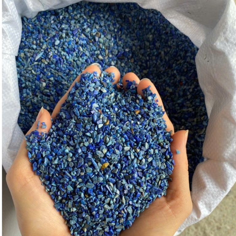 Đá Lapis Lazuli tự nhiên, Thạch Anh Xanh Lam - Tăng sự nhạy bén, giảm căng thẳng, đá năng lượng tốt