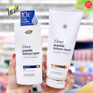 Cặp dầu gội xả Dove 350-380ml hàng nội địa Thái Lan - Dầu gội Dove / Dầu xả DOVE hàng Thái 350-380ml mẫu mới nhất