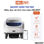 [Tặng Thảm] Máy Dọn Phân Mèo, Cát Mèo, Máy Vệ Sinh Lớn Cho Mèo HELIPET OPEN TOP PRO — ảnh 1