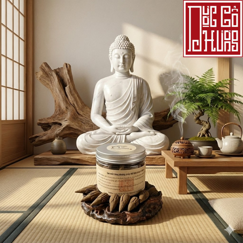{Dược Cổ Hương} - Nụ hương Ngọc Am  bigsize   - nụ xông nhà cao cấp từ thiên nhiên không hương liệu