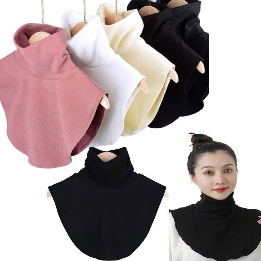 CỔ ÁO GIẢ LEN CAO CẤP DÁNG POLO NHIỀU MÀU LỰA CHỌN THỜI TRANG ẤM ÁP