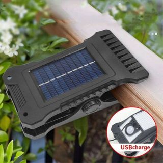 Homee.cok Đèn Kẹp Năng Lượng Mặt Trời Siêu Sáng Chống Nước Ngoài Trời - Đèn sân vườn cảm biến cơ thể