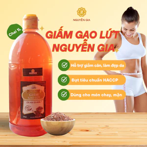 Giấm Gạo Lứt Nguyễn Gia Lên Men Tự Nhiên 1L NGG0082