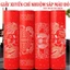 20 mét giấy xuyến chỉ màu đỏ viết câu đối Tết loại cao cấp viết chữ thư pháp Hán Việt không loang mực