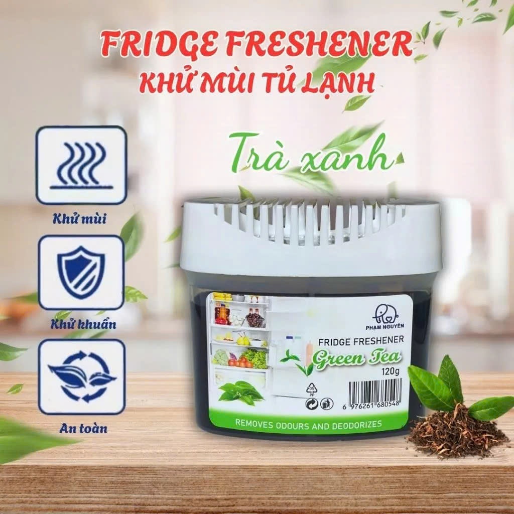 [COMBO 2 HỘP] GEL KHỬ MÙI TỦ LẠNH PNAIREX 120G - KHỬ MÙI HÔI, GIỮ THỰC PHẨM TƯƠI MỚI
