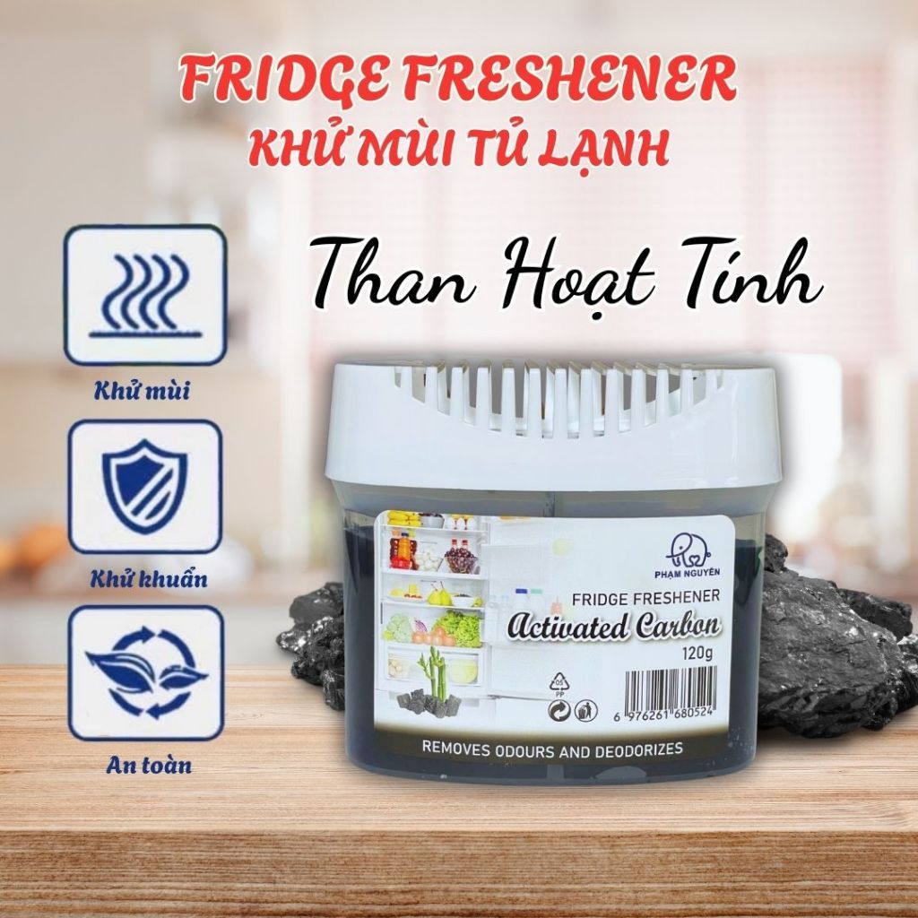 [COMBO 2 HỘP] GEL KHỬ MÙI TỦ LẠNH PNAIREX 120G - KHỬ MÙI HÔI, GIỮ THỰC PHẨM TƯƠI MỚI