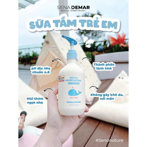 Sữa tắm gội trẻ em senanature gentle moisturizing shampoo & bath 300ml- sữa tắm em bé senanature IS45