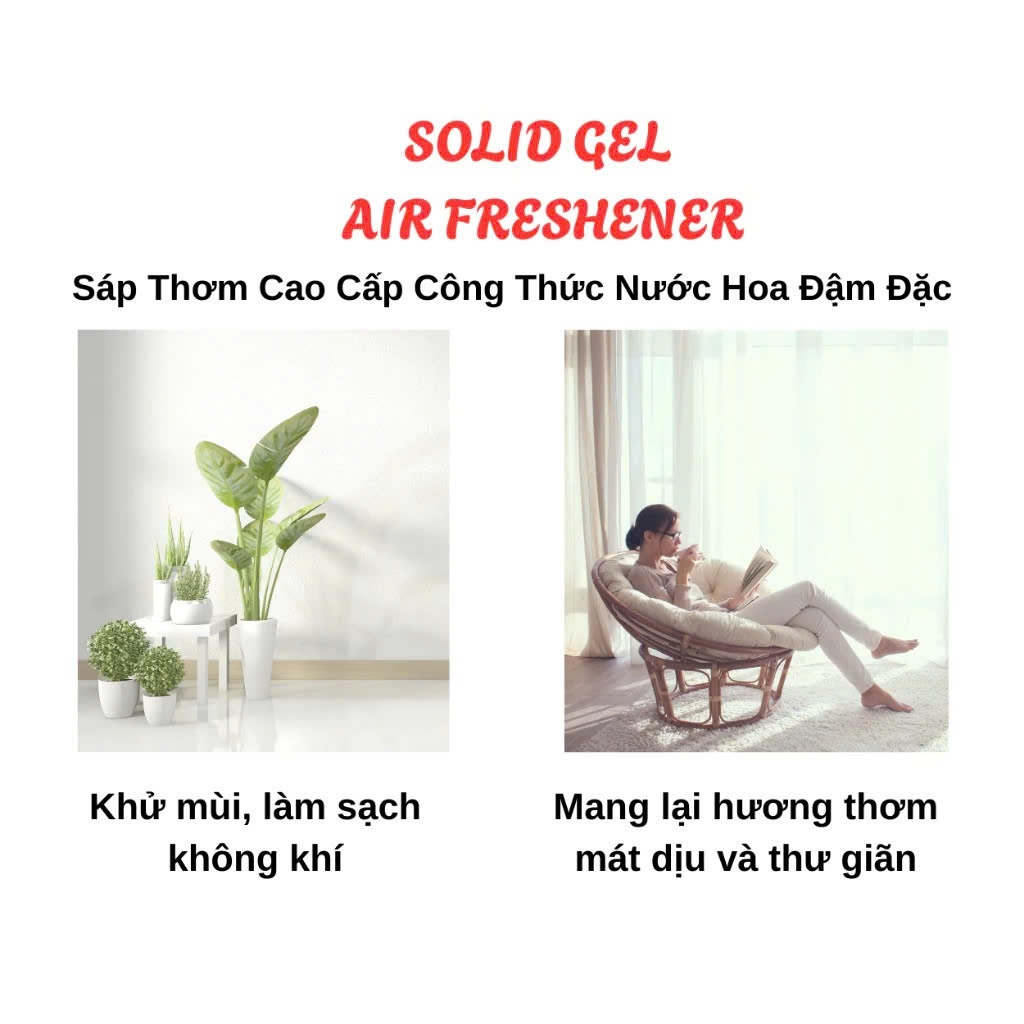 [COMBO 2] SÁP THƠM PHÒNG PNAIREX 200G - KHỬ MÙI TỦ QUẦN ÁO, TỦ GIÀY