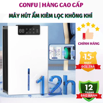Máy hút ẩm kiêm lọc không khí diệt khuẩn công nghệ Đức cao cấp - Thông Minh 2025 - Xử Lý Không Khí Ẩm Bụi